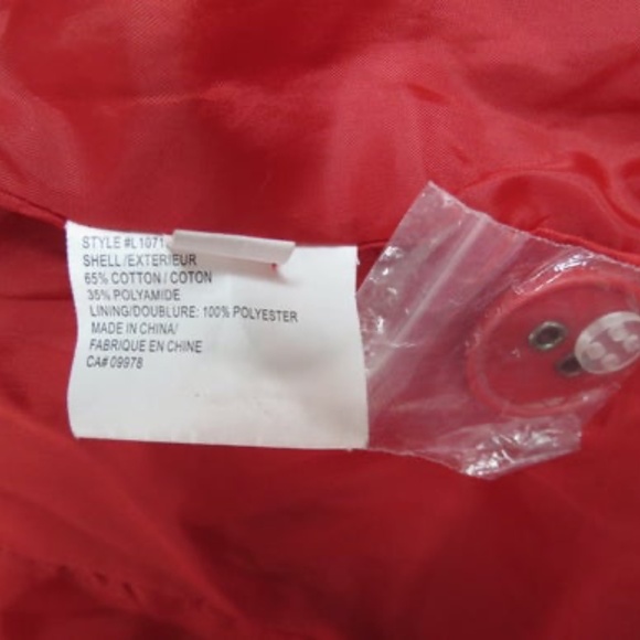 Roxy Iridescent Red Belted Coat - Picture 7 of 7